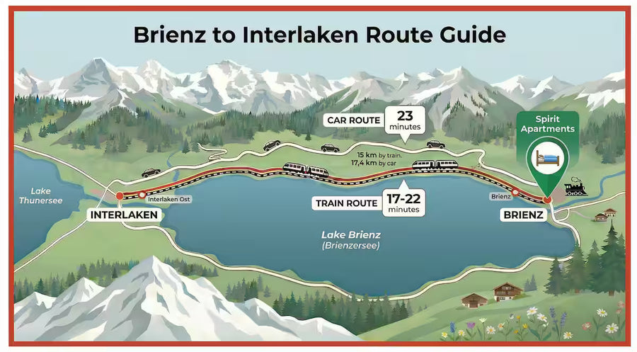 Lake View Apartment for Rent in Brienz, Switzerland