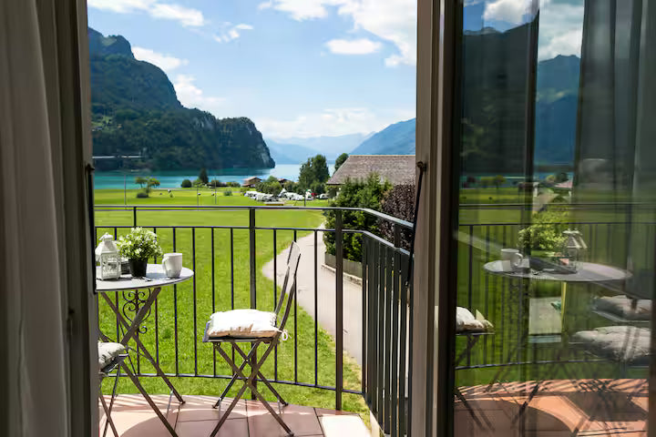 Lake View Apartment for Rent in Brienz, Switzerland